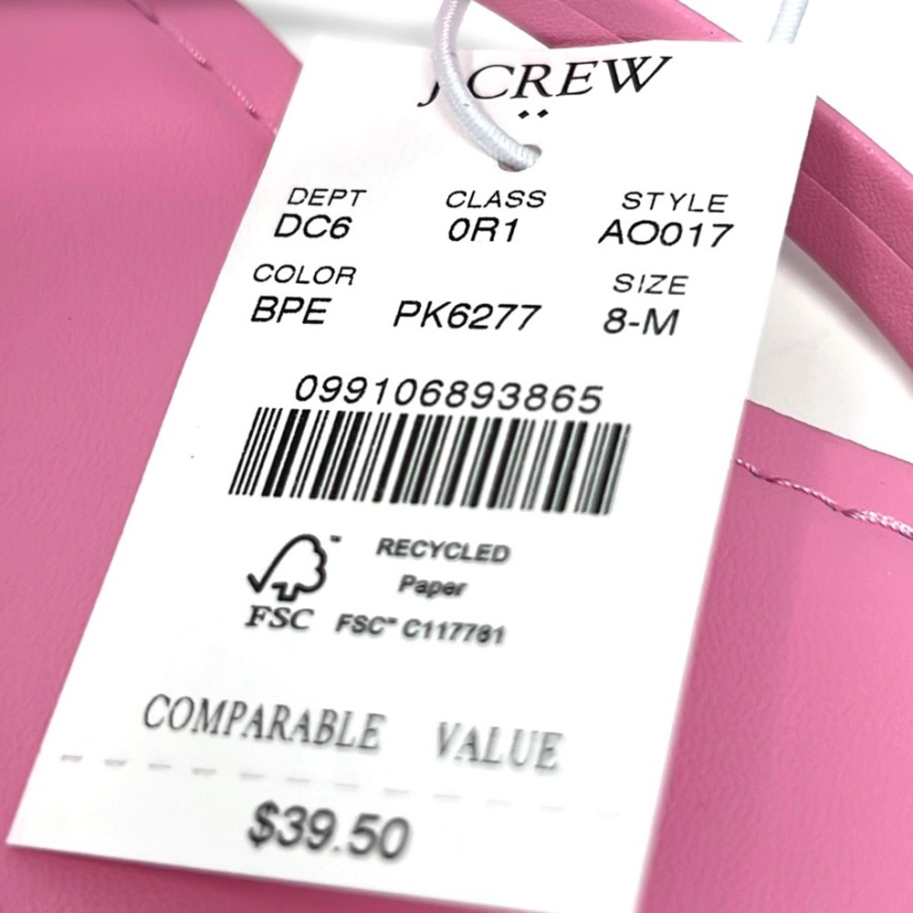 J.Crew Dark Pink Sandals - Picture 4 of 4
